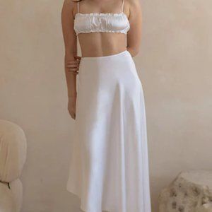 Asymmetrical Midi Skirt